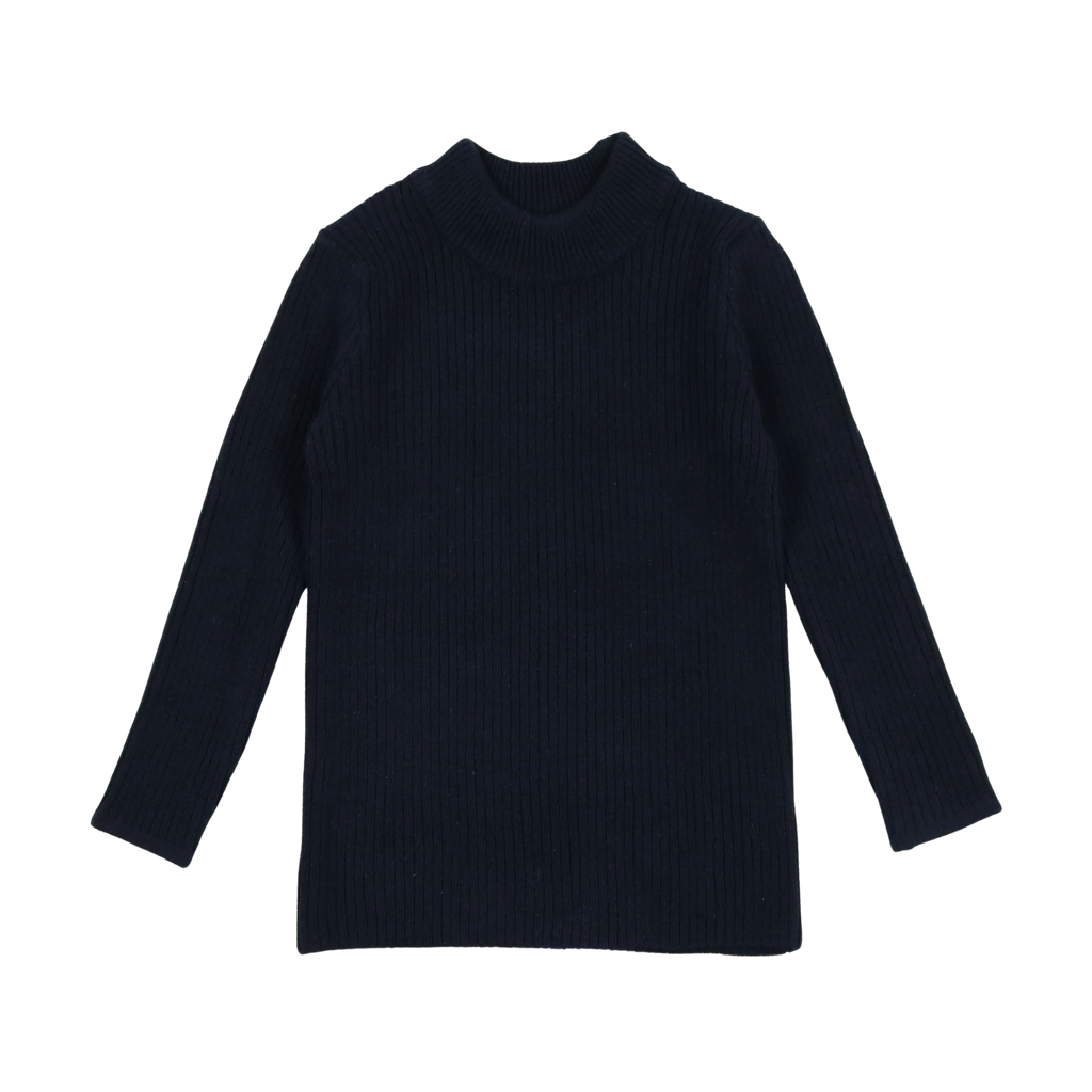 Lil Legs Knit Mock Neck Tee -