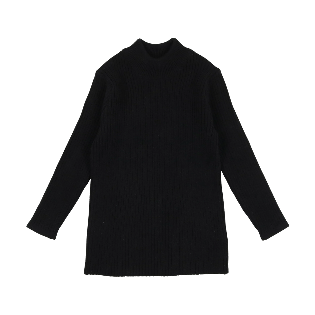 Lil Legs Knit Mock Neck Tee -