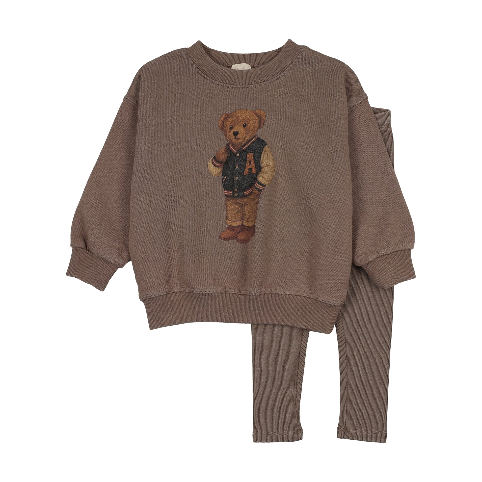 Analogie Varsity Bear Sweatshirt Set - FW26 -