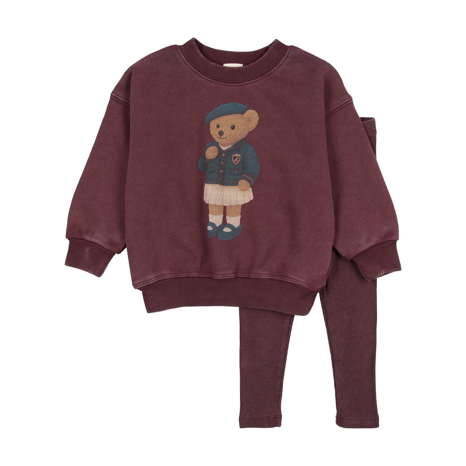 Analogie Bear Sweatshirt Set - Girl - FW26 -
