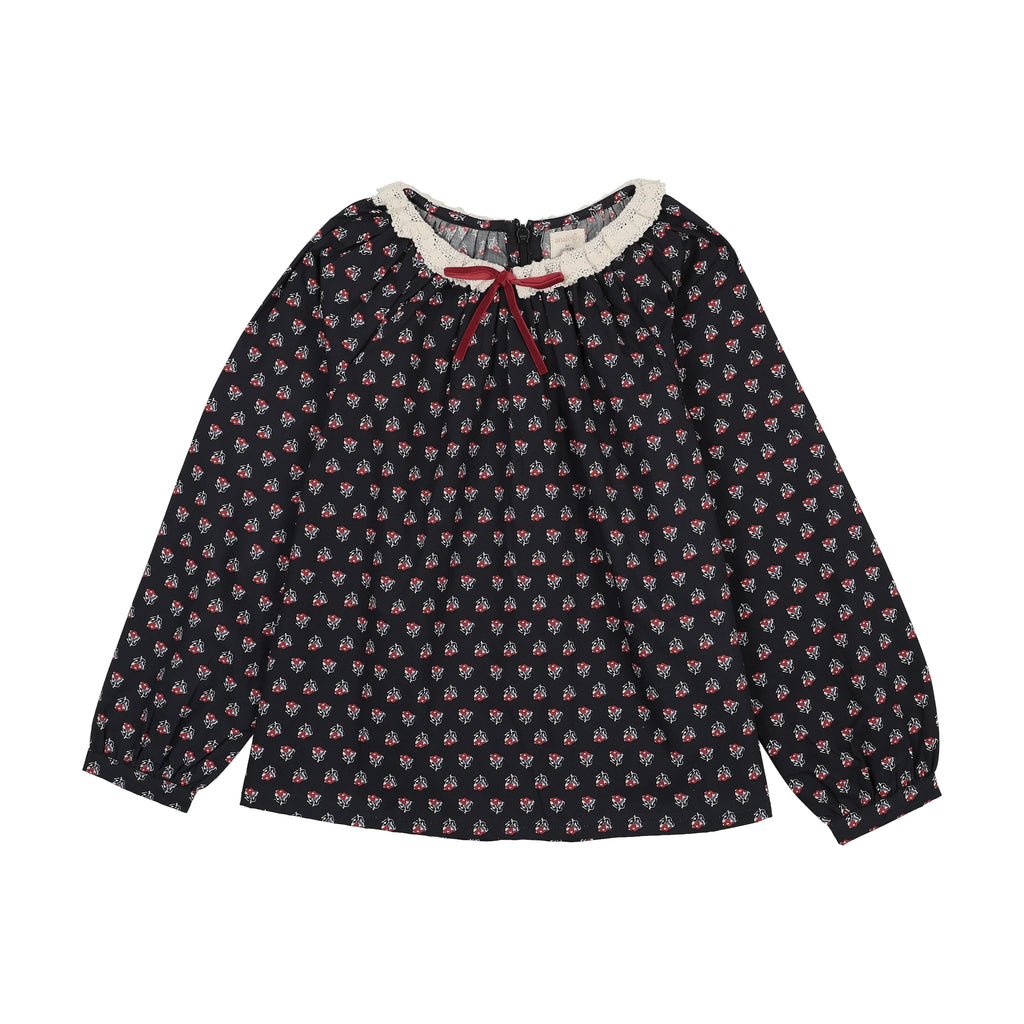 Analogie Home Garden Lace Trim Collared Blouse - FW26 -