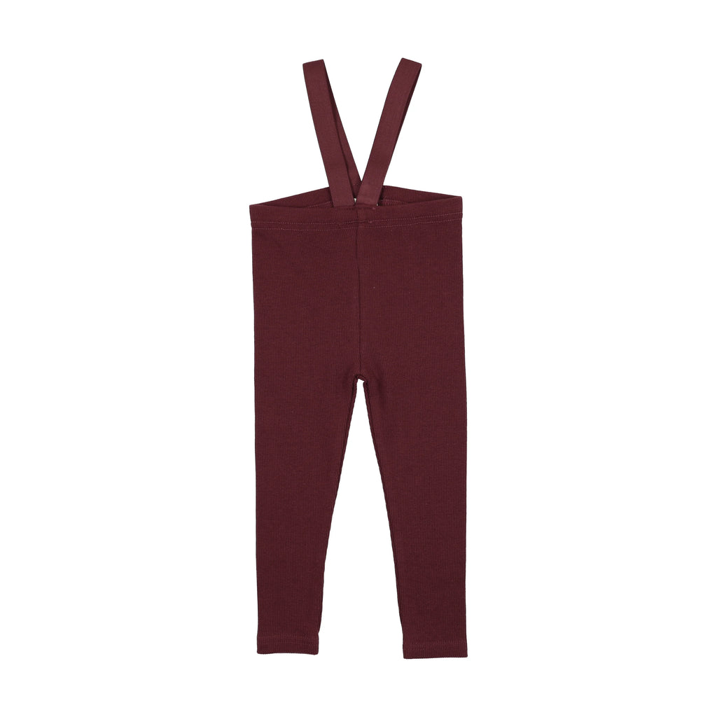 Lil Legs Ribbed Suspender Leggings - FW26 -