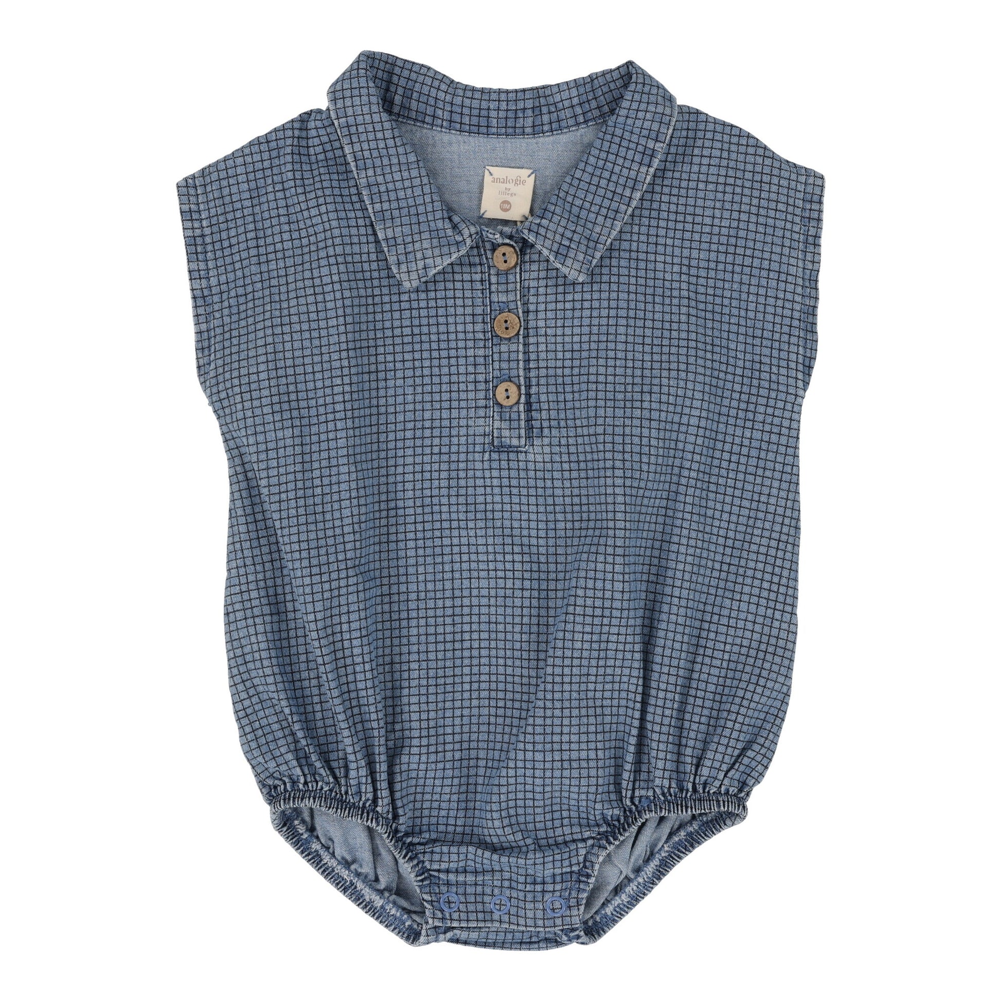 Analogie Checked Romper - SS25 -