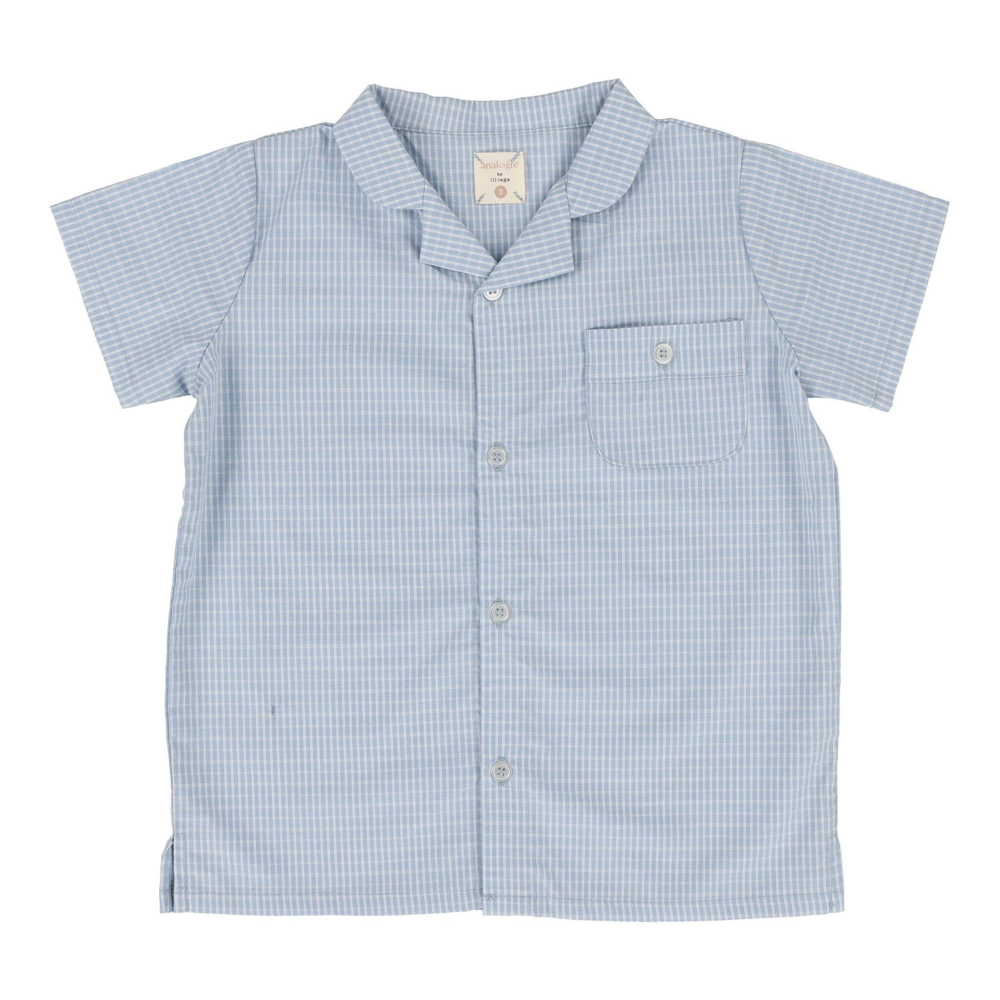 Analogie Windowpane Collar Shirt - SS25 -