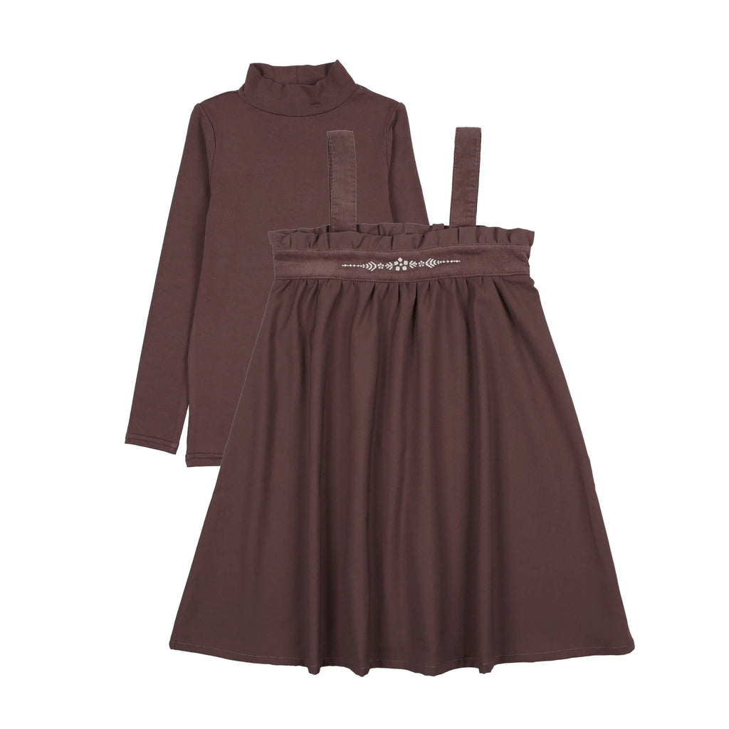 Lil Legs Embroidered Jumper Mockneck Set - FW26 -