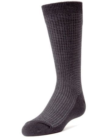 MeMoi Boys Diamond Texture Dress Socks - MK-141 -