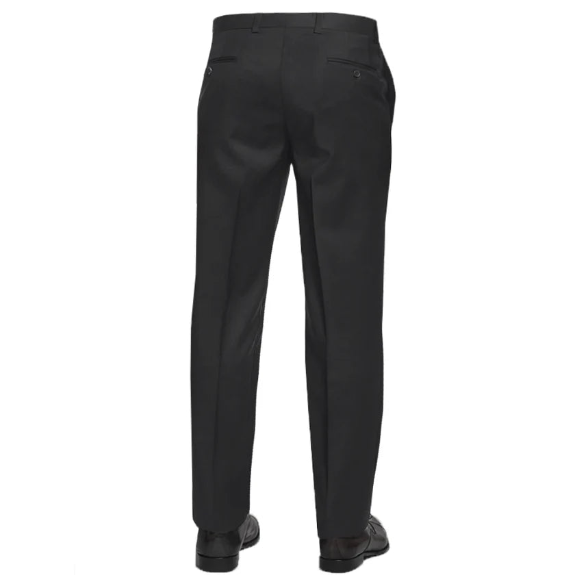 Madison Ave. Mens Black Semi-Stretch Pants - Boys Sizes - Slim Fit - 996 -