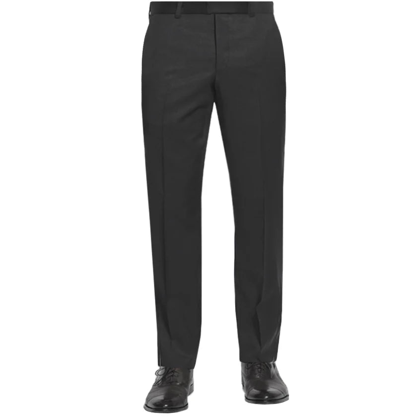 Madison Ave. Mens Black Semi-Stretch Pants - Boys Sizes - Slim Fit - 996 -