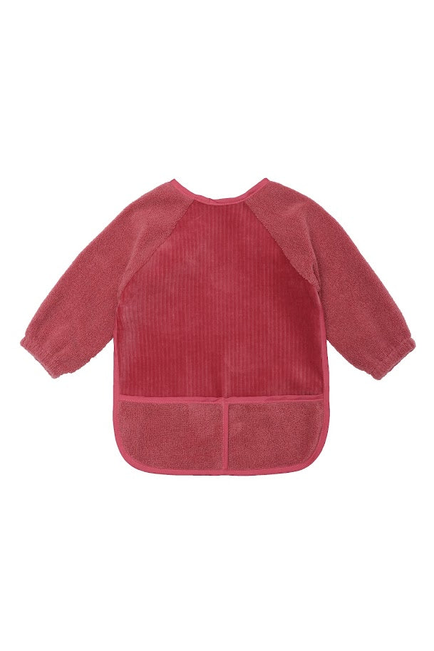 Little Pipers Ribbed Bib - Waterproof Lining - Long Terry Sleeve -