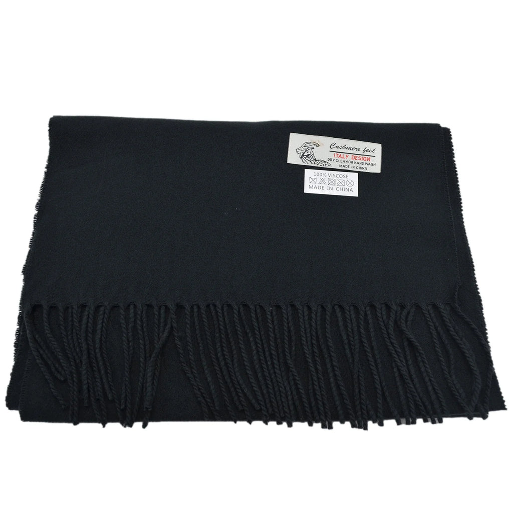 Italy Design Viscose Wool Feel Scarf -