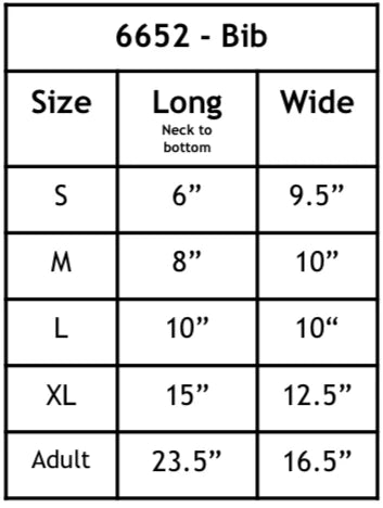 Mish Mash Terry Bib - Waterproof Lining -