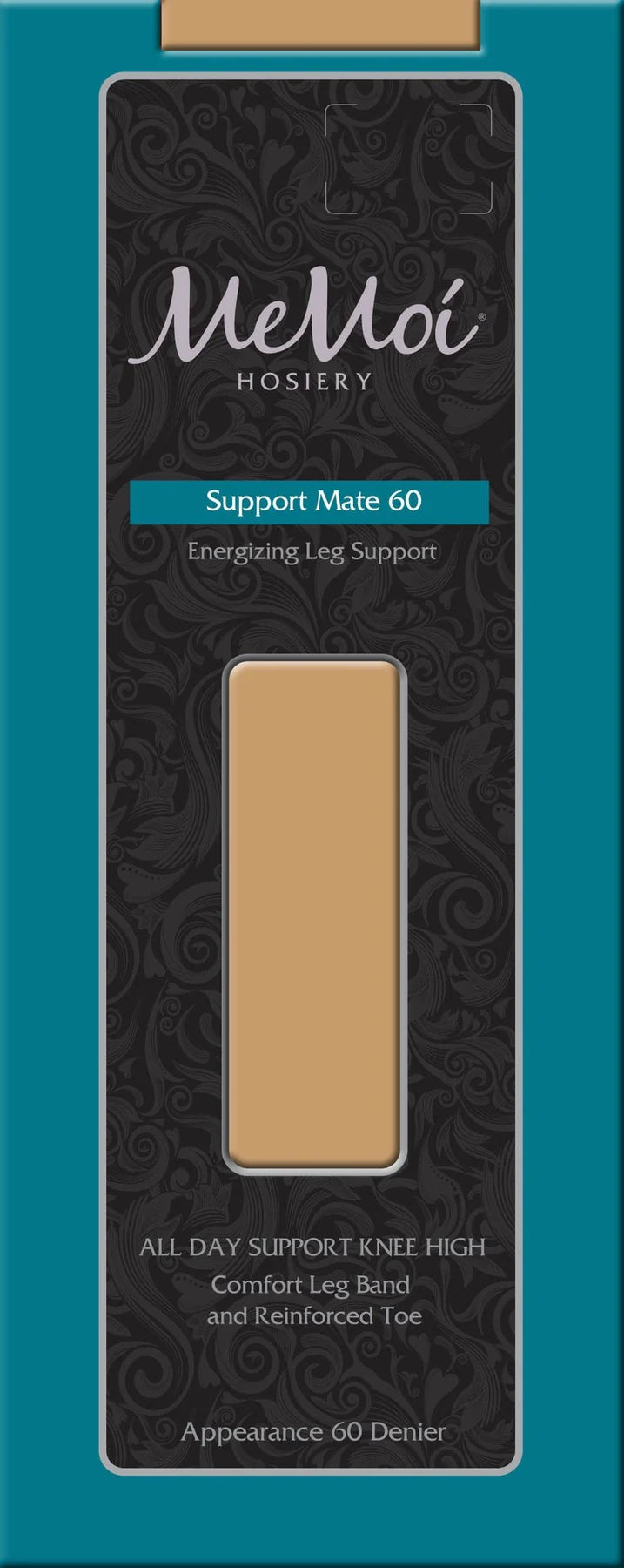 MeMoi 60 Denier Support Mate Knee High - MS-735 -