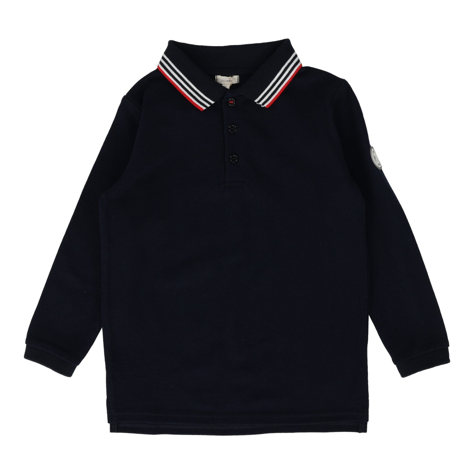 Lil Legs Multistripe Collar Polo - Long Sleeve - SS25 -