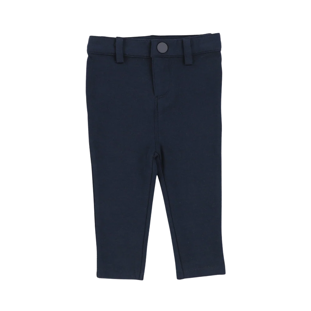 Lil Legs Boys Basic Knit Stretch Pants - Without Seam -
