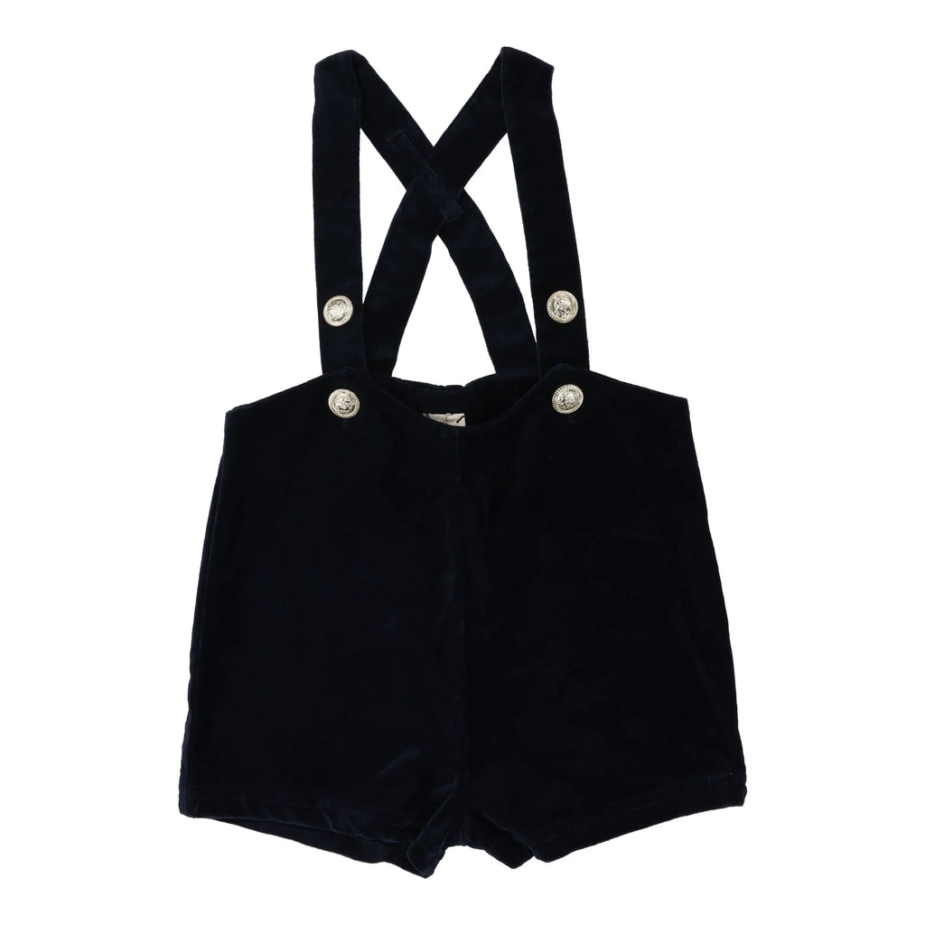 Analogie Velvet Suspender Shorts -