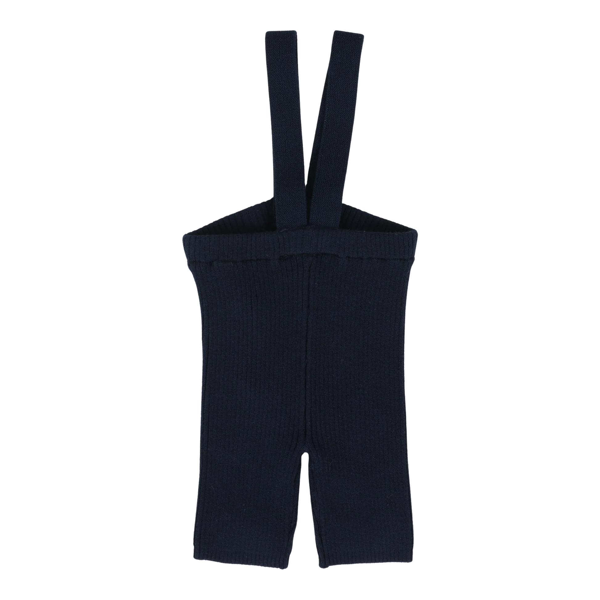Lil Legs Basic Knit Suspender Shorts -