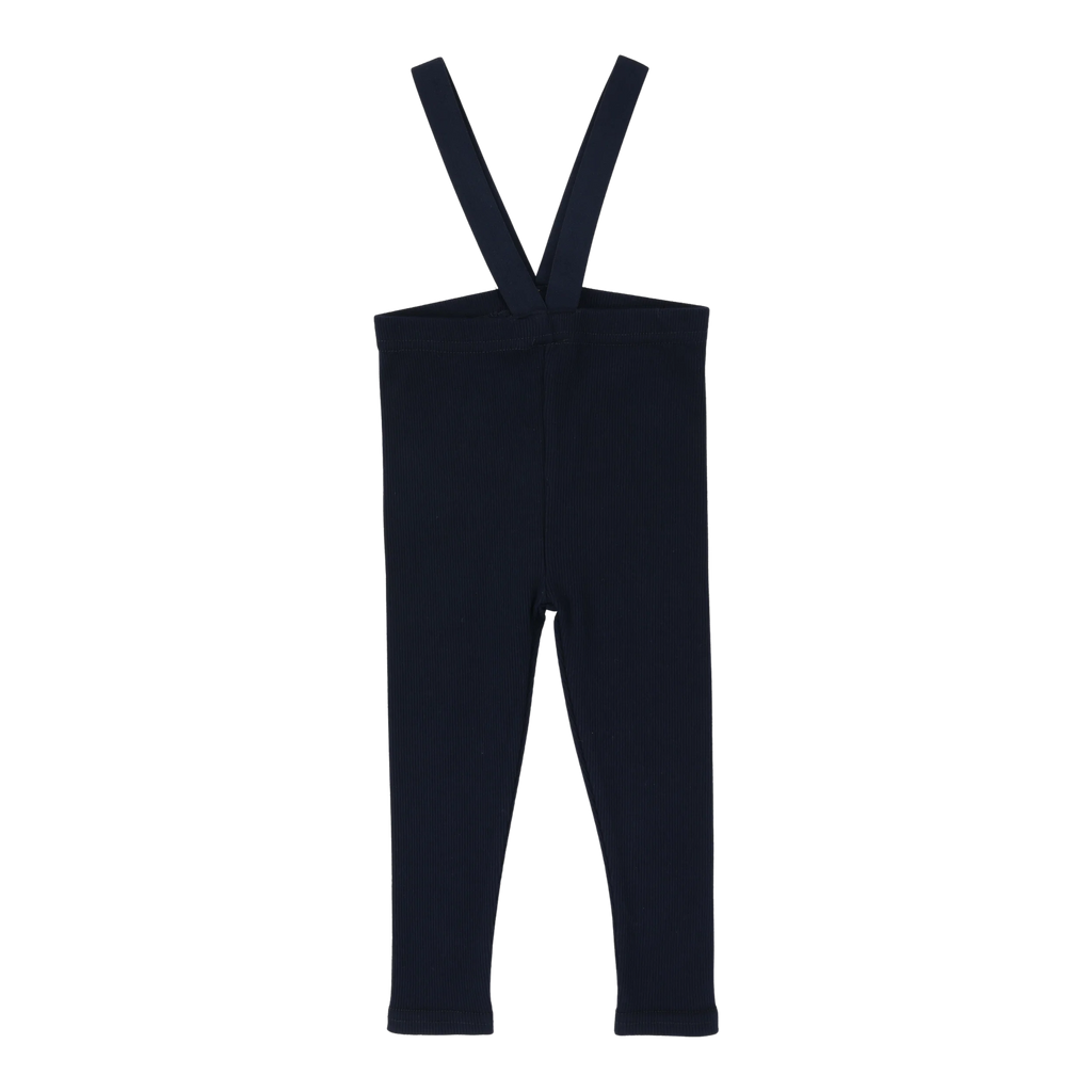 Lil Legs Ribbed Suspender Leggings -  Basic Colors -
