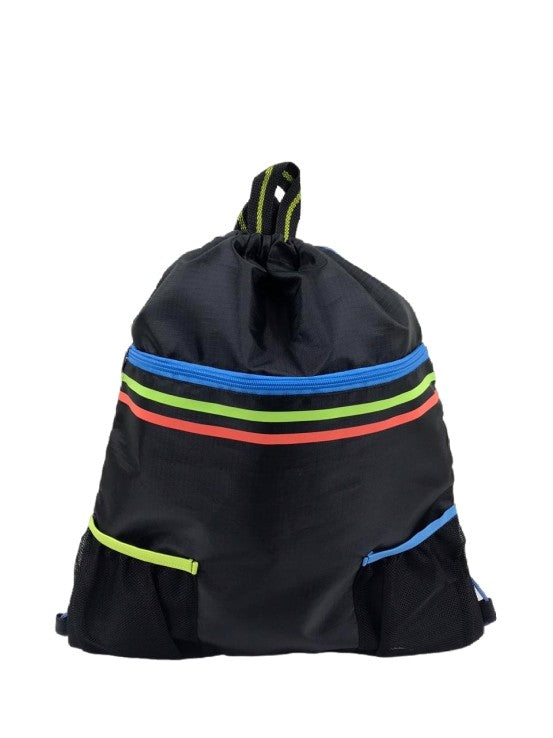 Abstract Drawstring Swim Bag -