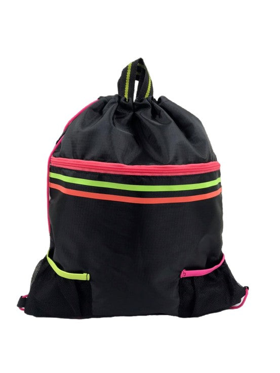 Abstract Drawstring Swim Bag -