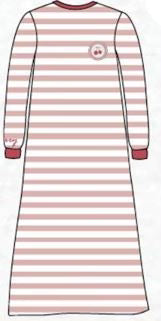 Clouds Striped Nightgown - SS25 -