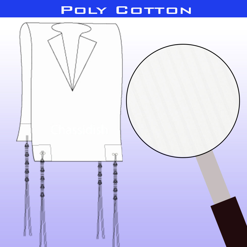 Greenfeld Poly/Cotton Tzitzis - Avodas Yad - 2 Hole