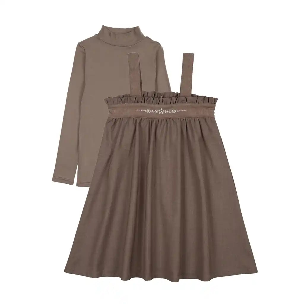 Lil Legs Embroidered Jumper Mockneck Set - FW26 -