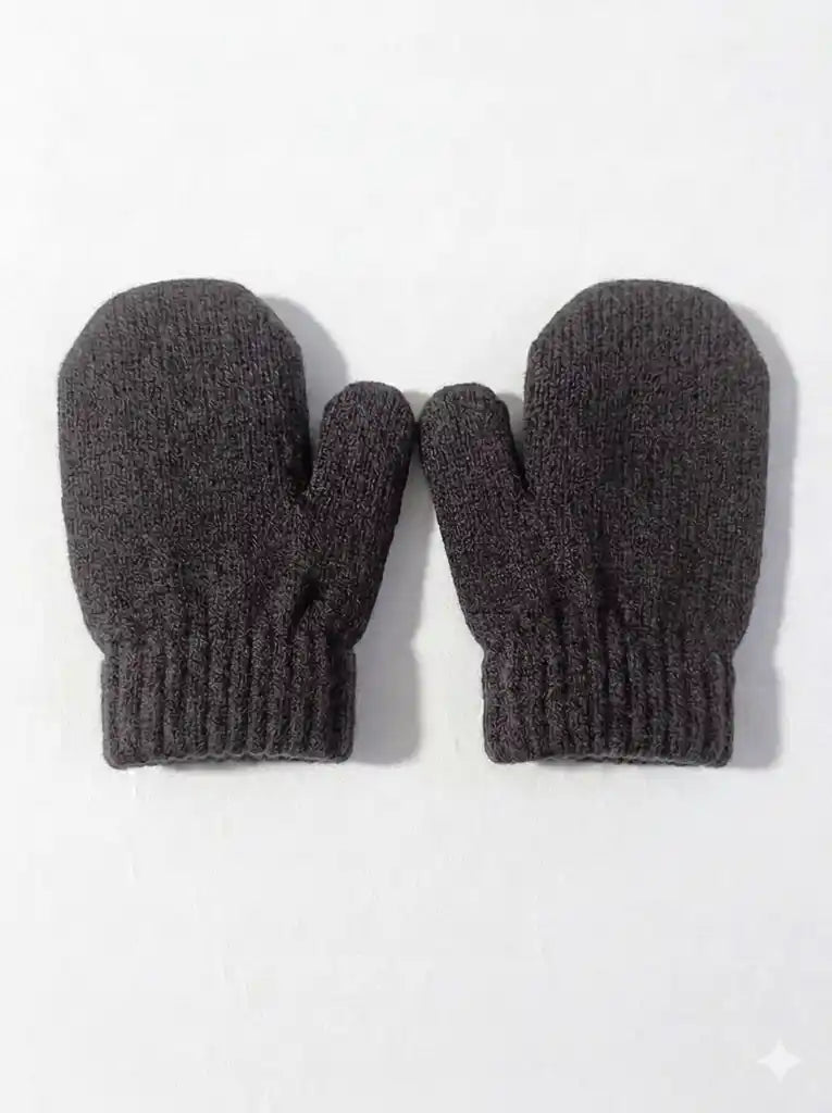 DaCee Solid Ribbed Mittens - FW26 -