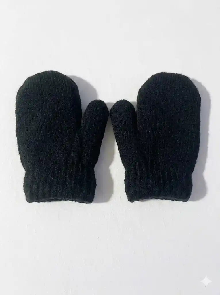 DaCee Solid Ribbed Mittens - FW26 -