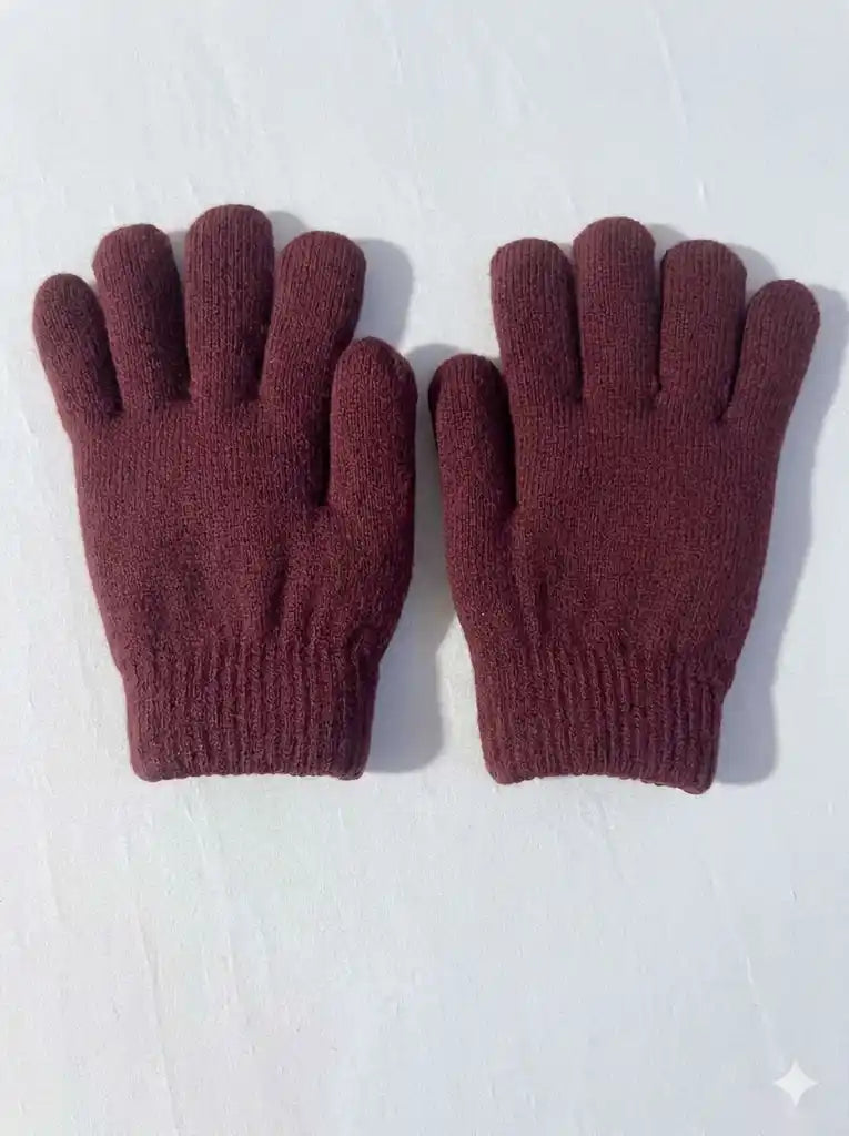 DaCee Solid Ribbed Gloves - FW26 -