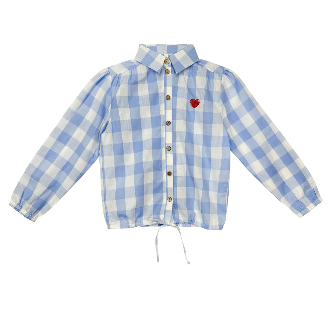 Bunny Love Gingham Blouse - SB2135 - SS25 -