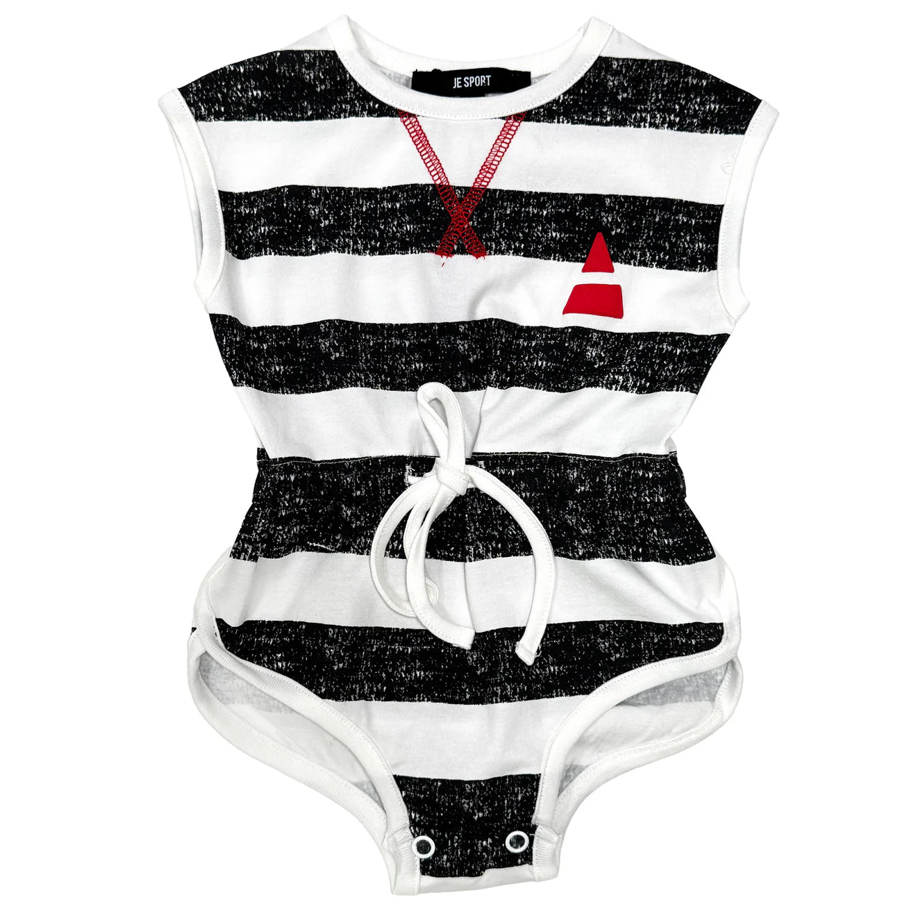 Jolie Enfants Heather Striped Romper - SB3034 - SS25 -