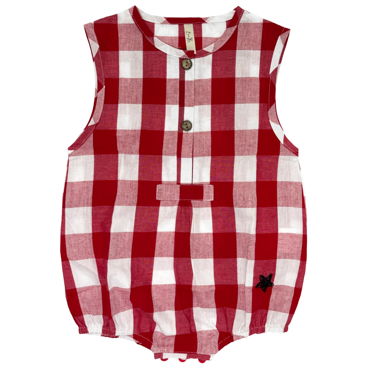 Bunny Love Gingham Romper - SB3035 - SS25 -