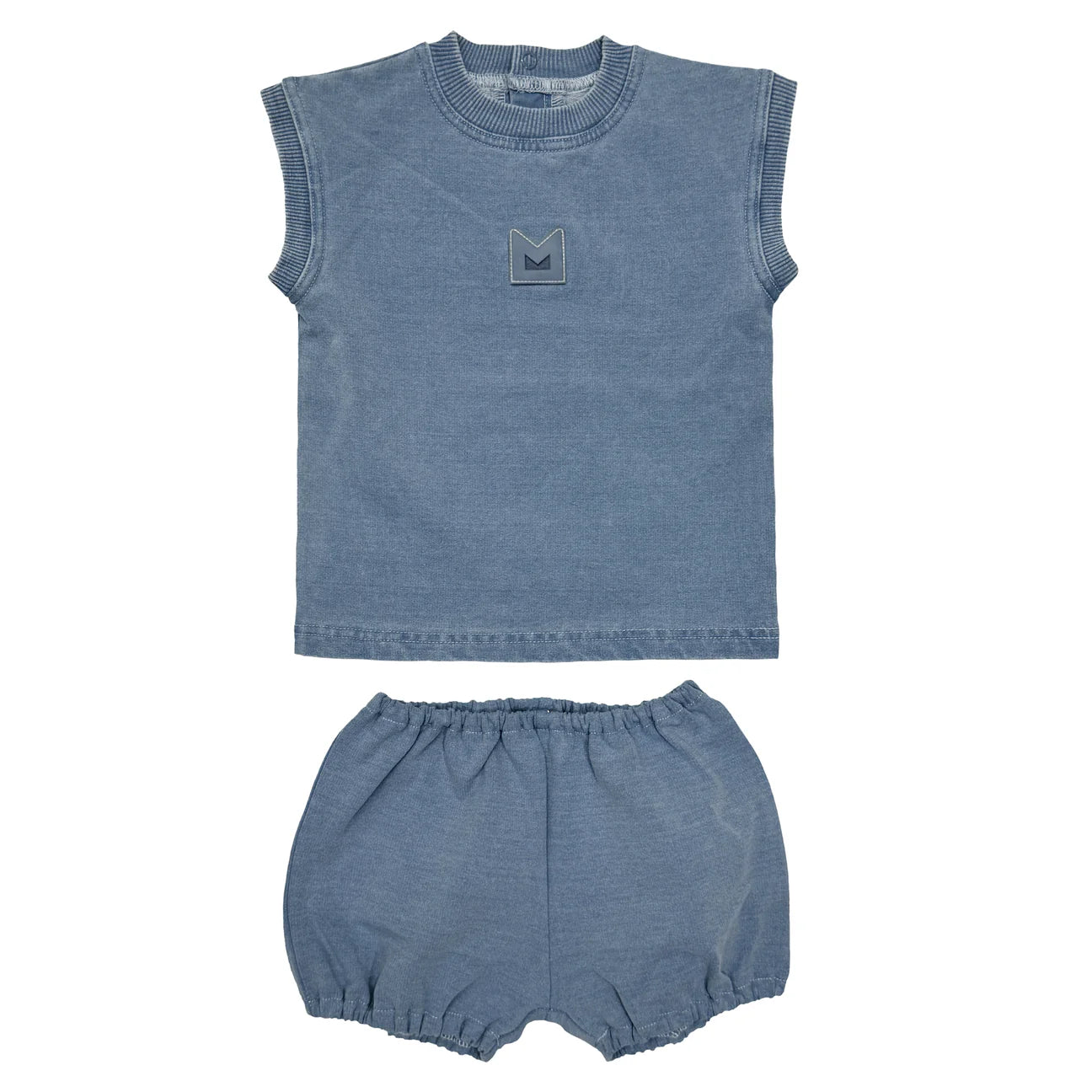 Jolie Enfants Denim Jersey 2-Piece Set - SB3932 - SS25 -