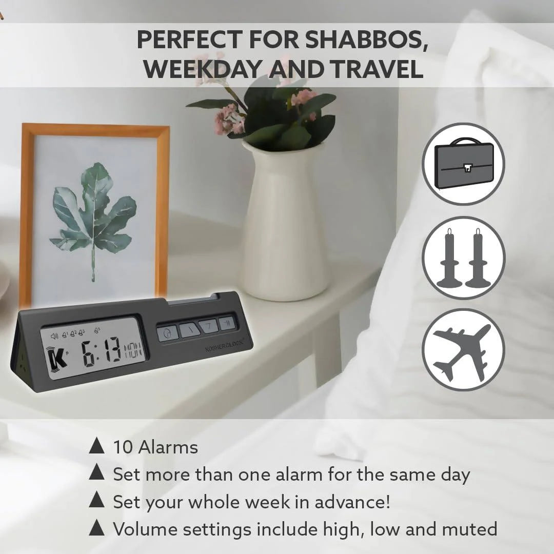KosherClock™ 3 / Kosher Shabbos Alarm Clock