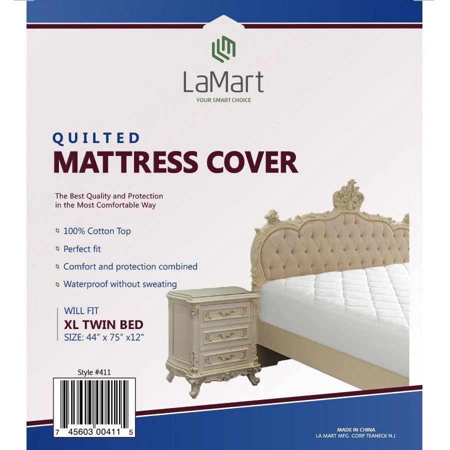 La Mart Quilted Mattress Cover -
