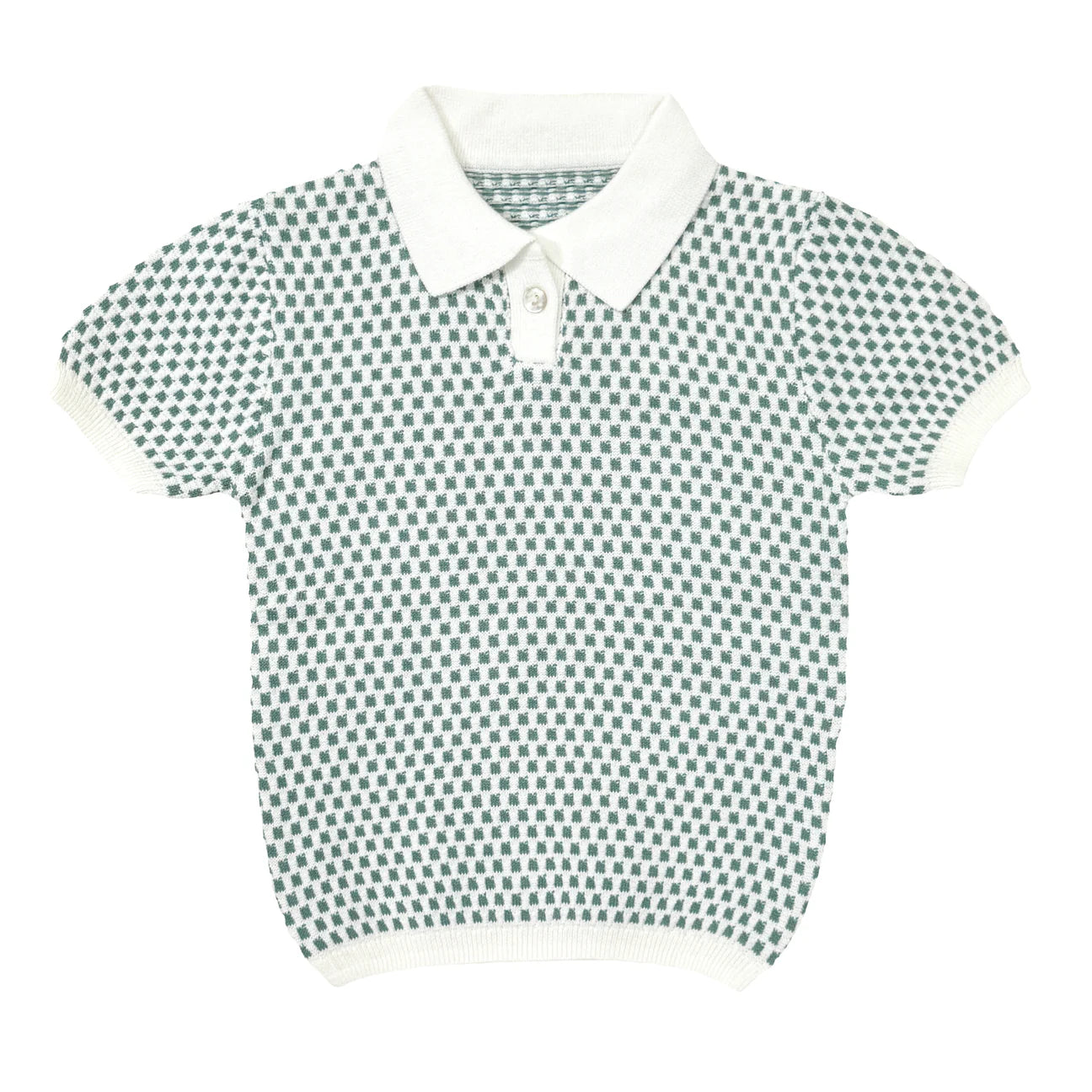 Tior Box Design Short Sleeve Sweater - ST1131 - SS25 -