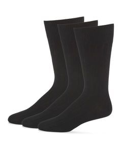 MeMoi Mens Bamboo Rayon Ribbed Socks - 3 Pack - MM-460 -