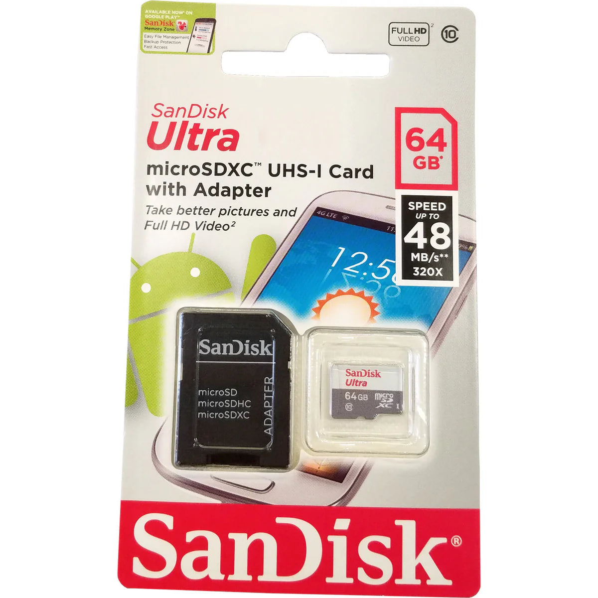 SanDisc Ultra 64 GB Micro SD Card