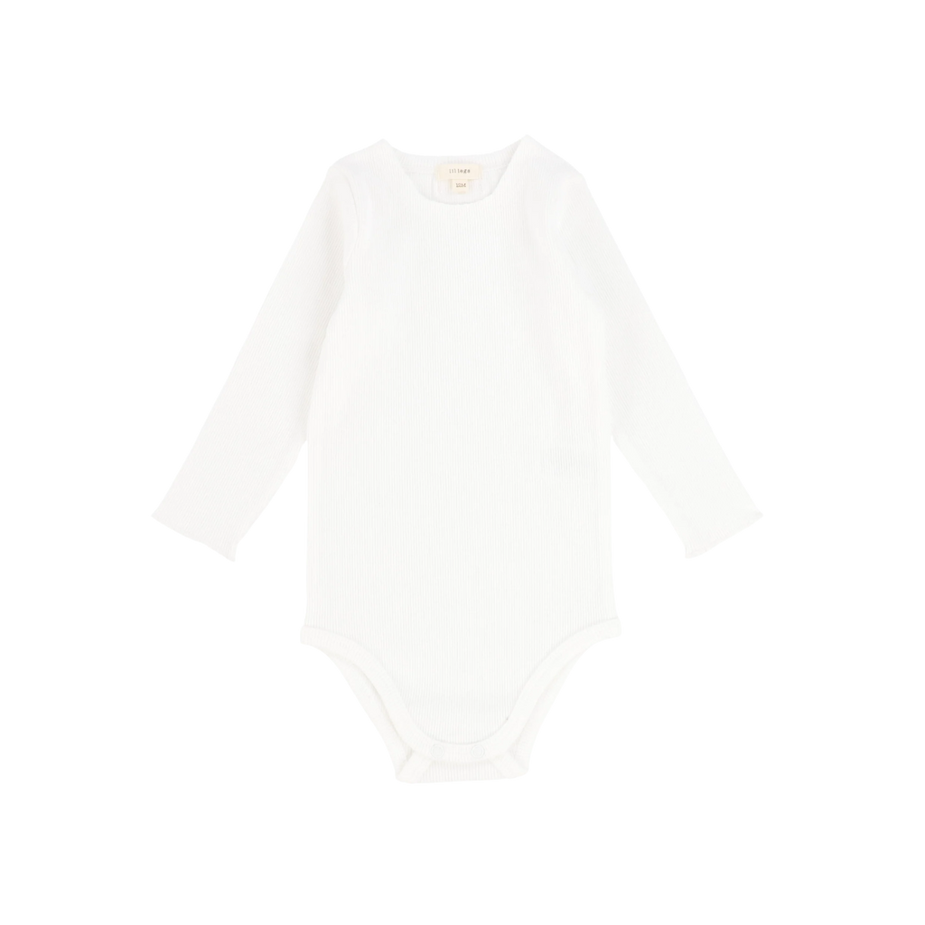 Lil Legs Ribbed Crewneck Onesie -