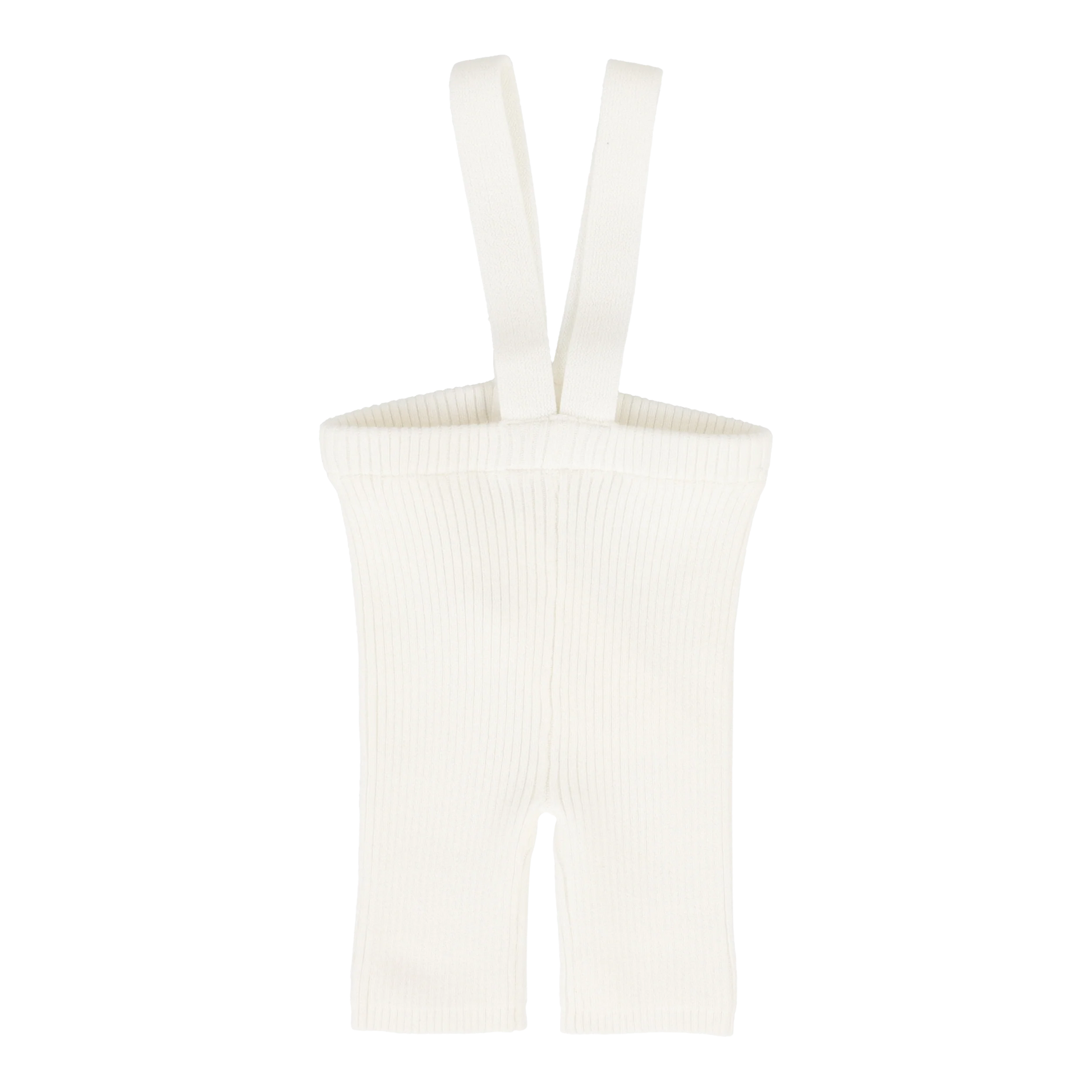 Lil Legs Basic Knit Suspender Shorts -