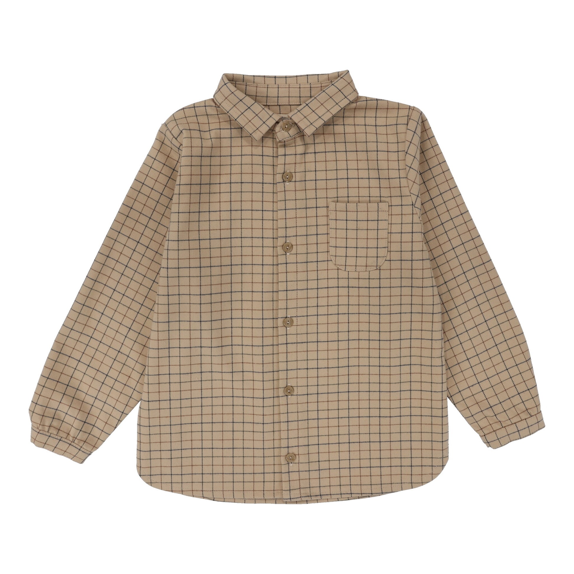 Analogie Toddler Boys Windowpane Shirt - FW24 -