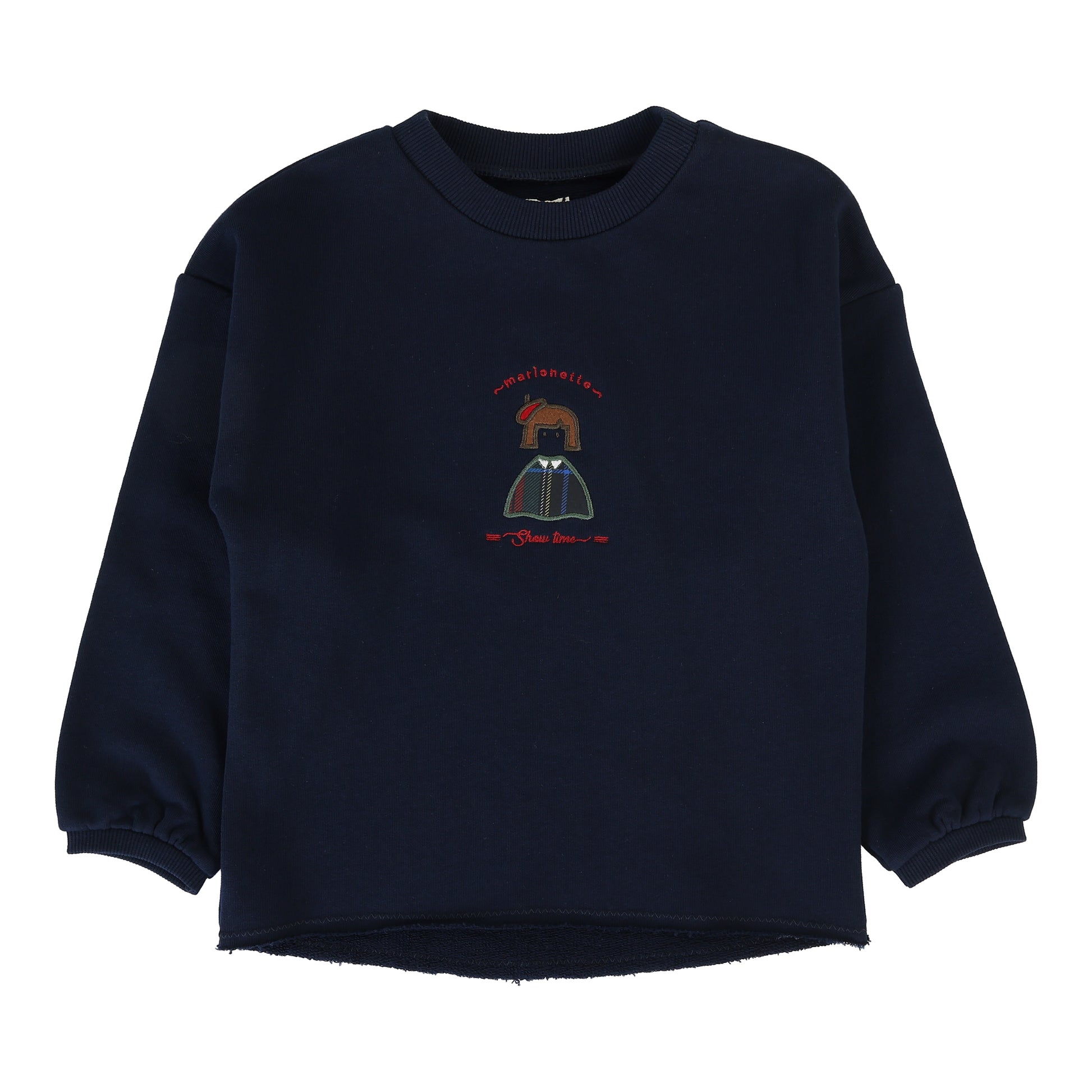 Analogie Plaid Detail Girls Sweatshirt - FW25 -