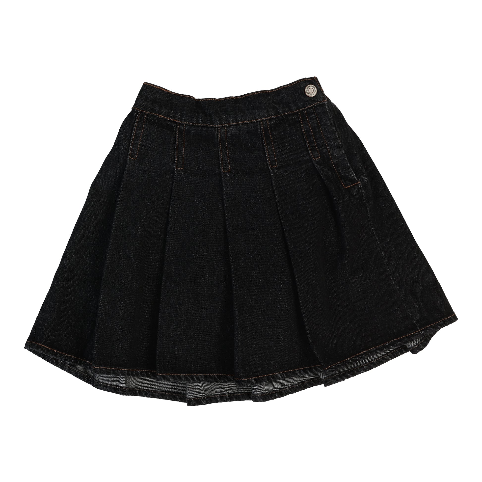 Analogie Pleated Denim Skirt - FW25 -