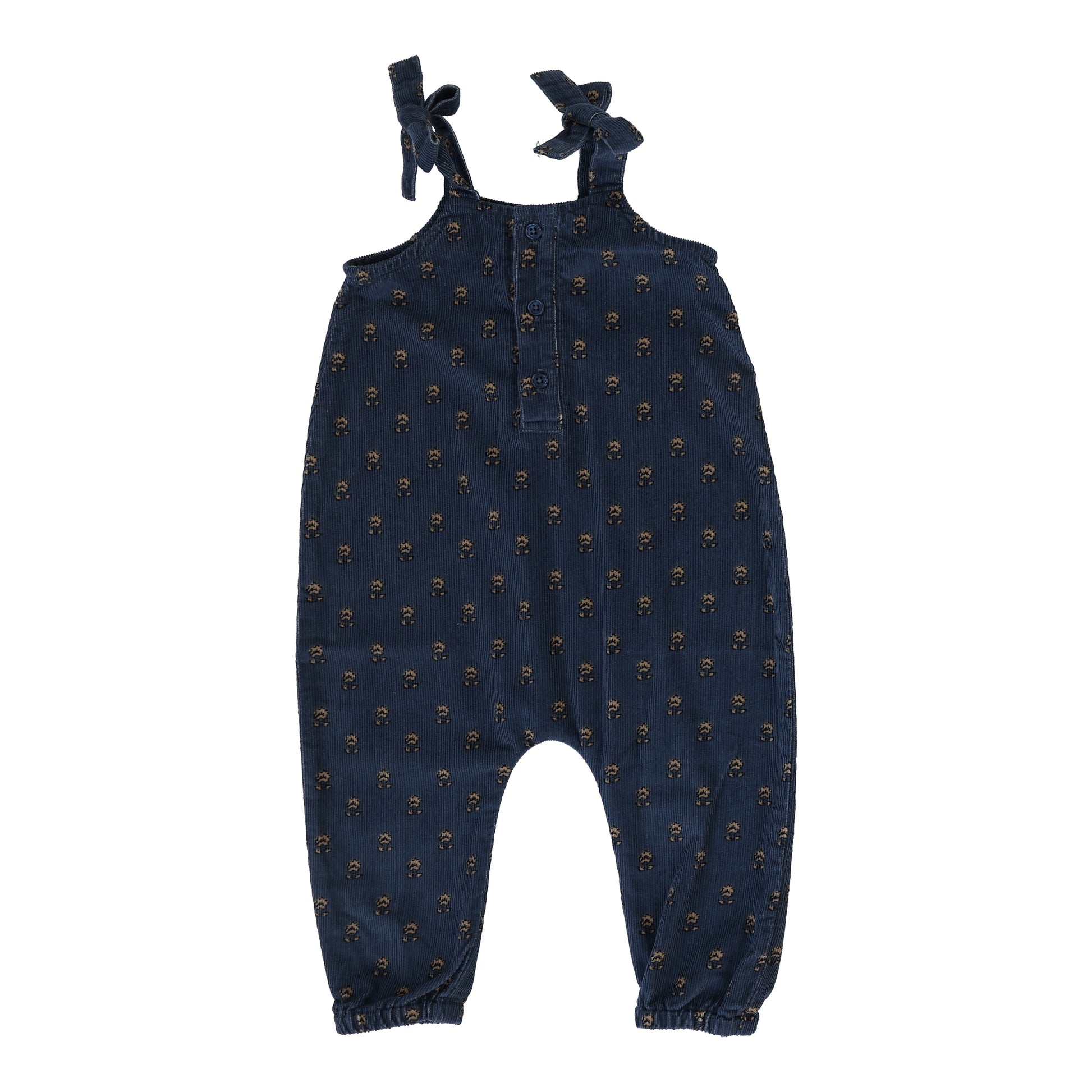 Analogie Vintage Floral Corduroy Overalls - FW25 -