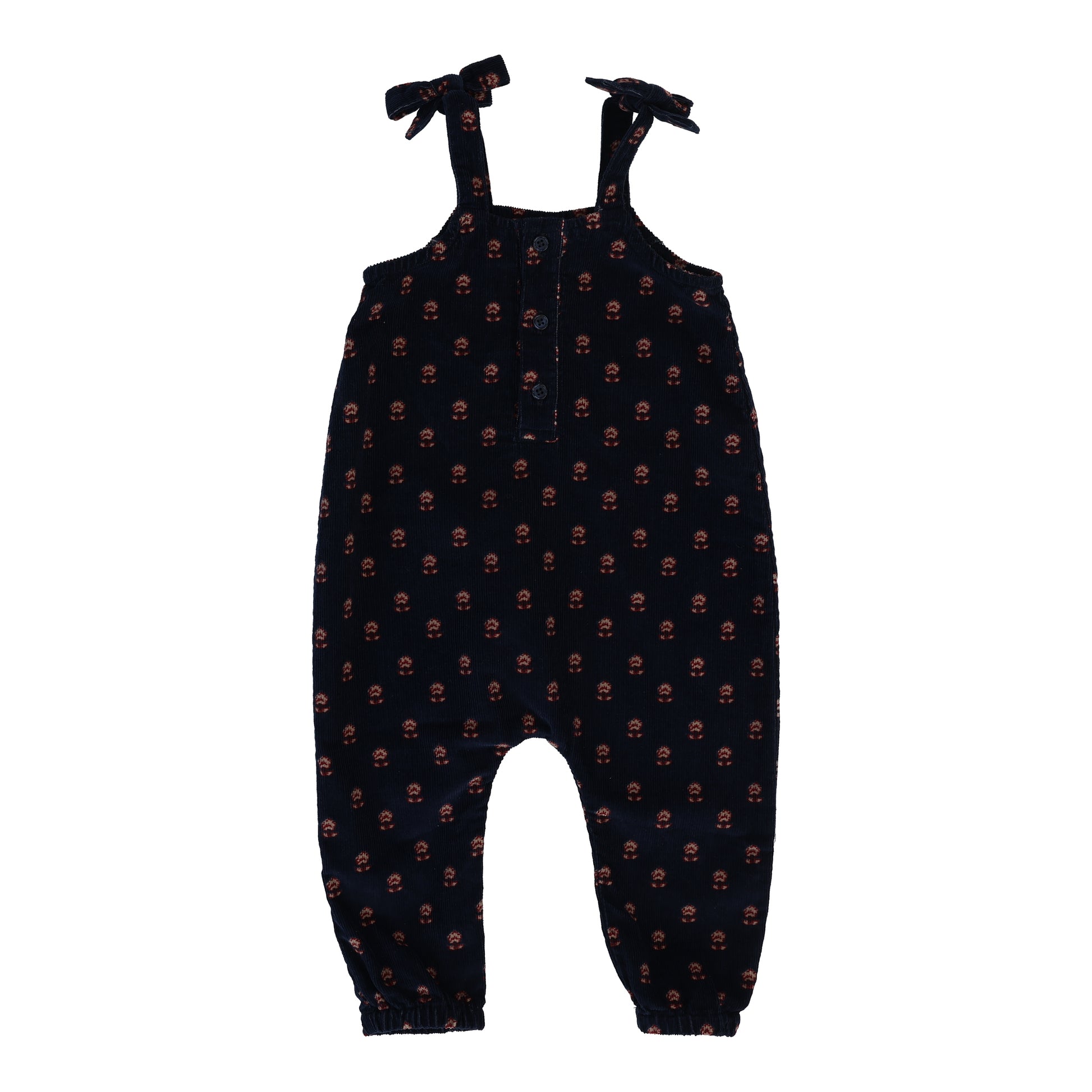 Analogie Vintage Floral Corduroy Overalls - FW25 -
