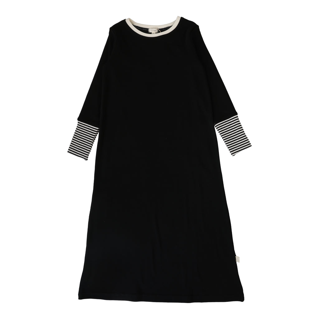 Lil Legs Striped Cuff Nightgown - FW25 -