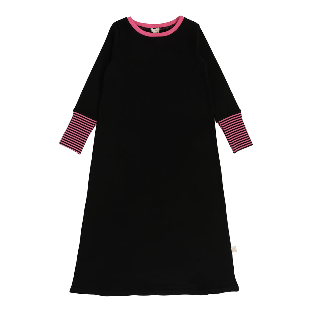 Lil Legs Striped Cuff Nightgown - FW25 -
