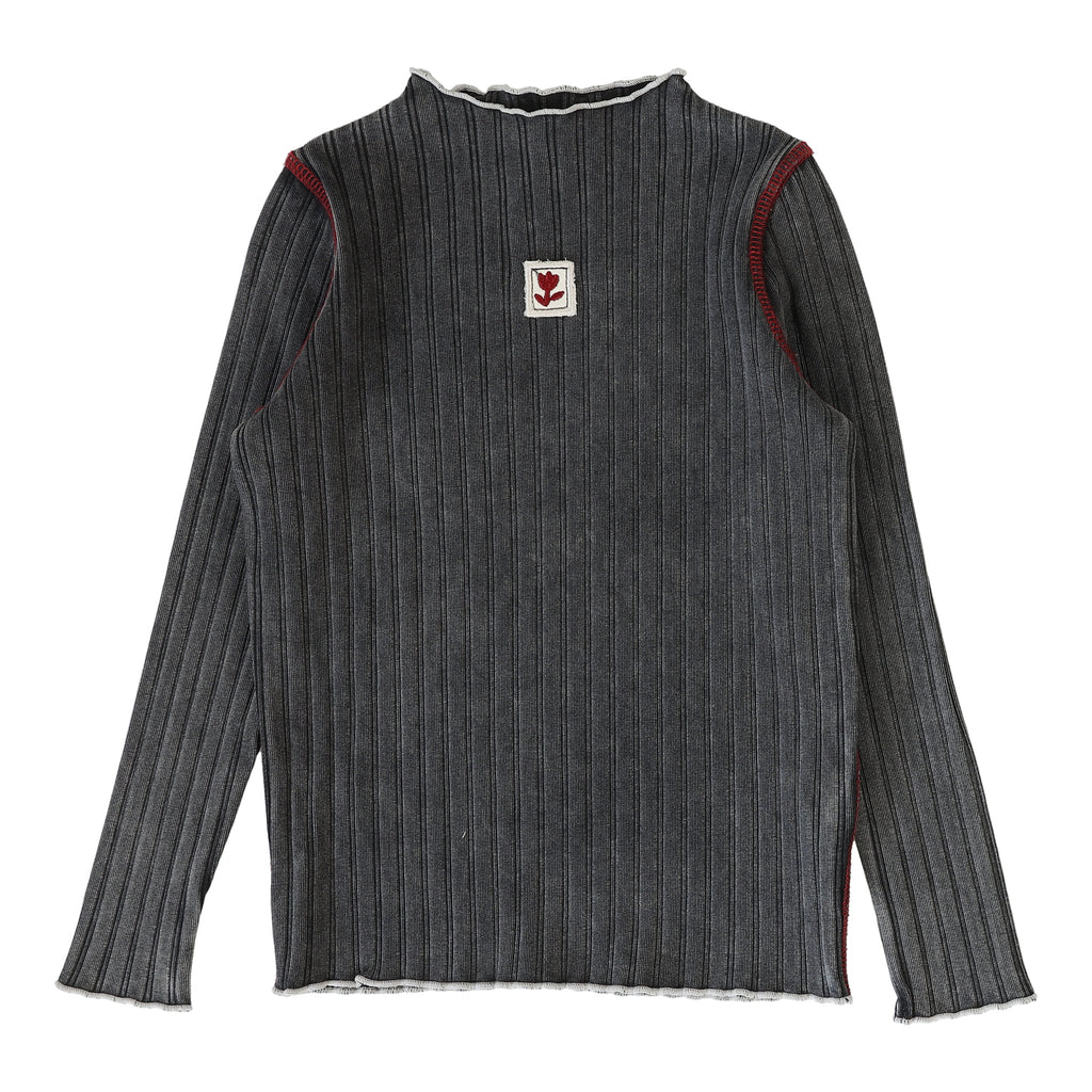 Lil Legs Contrast Funnel Neck - FW25 -