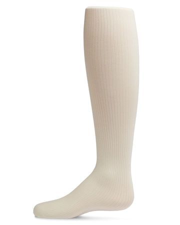 MeMoi Girls Fine Ribbed Nylon Tights - MK-214 -